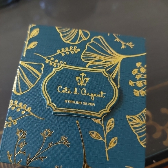 Cubic Zirconia 925 Sterling Silver Earrings - Picture 3 of 5